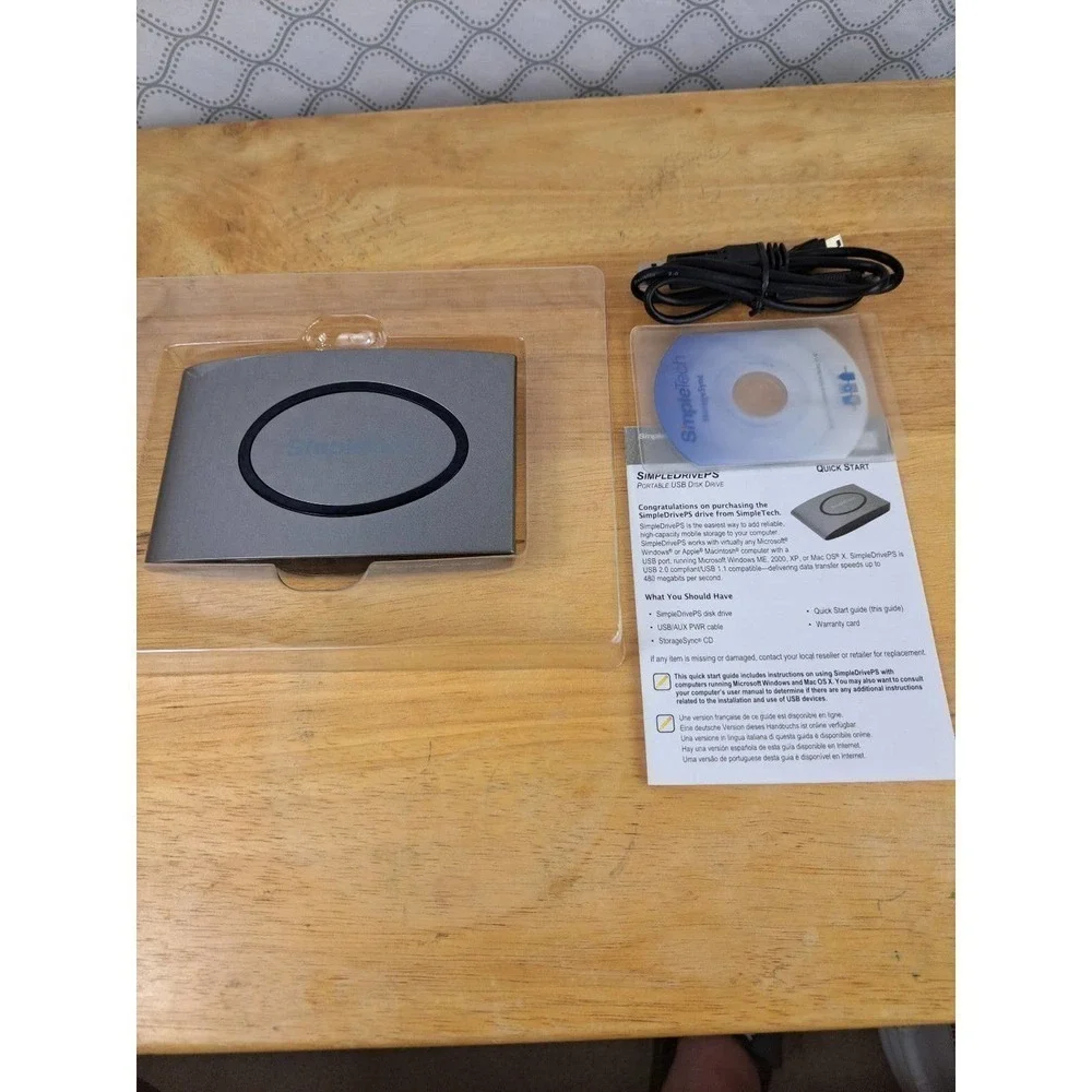 Simple Tech simple drive portable storage 80GB USB 2.5 new in open box